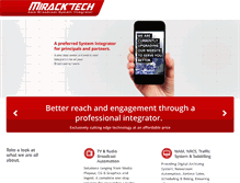 Tablet Screenshot of miracktech.com